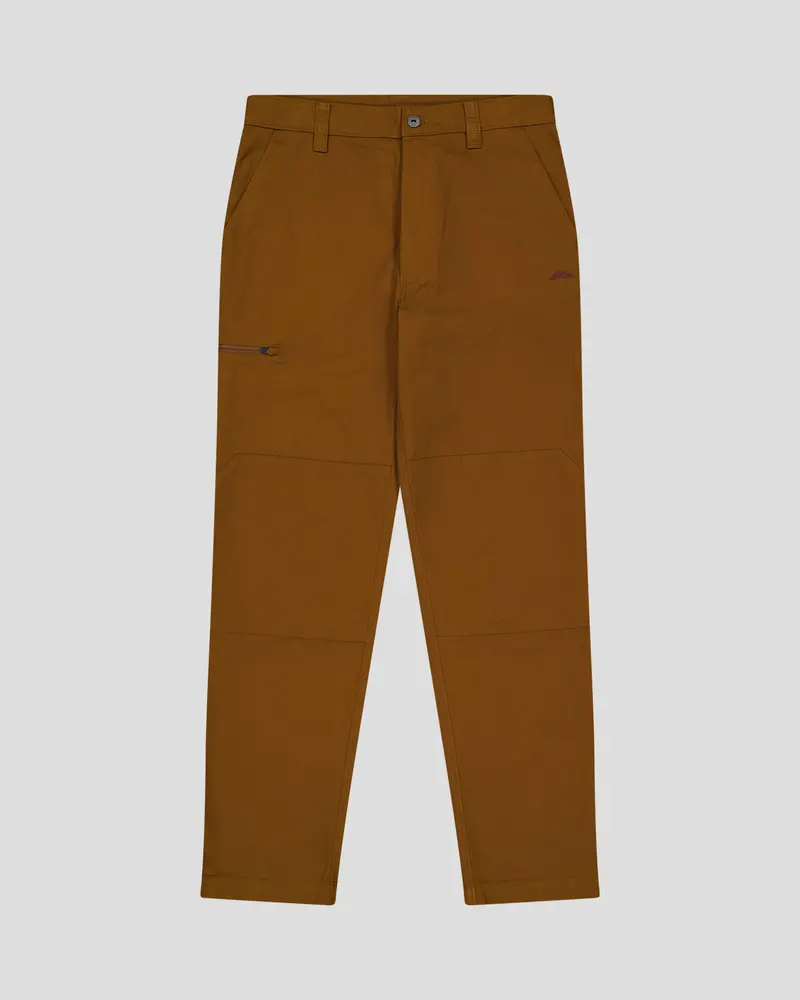 Men’S Weekend Cotton Trousers – Bark 1