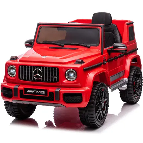 Mercedes-Amg G63 24V Licensed Ride-On – Leather Seat, Remote Control & Audio 1