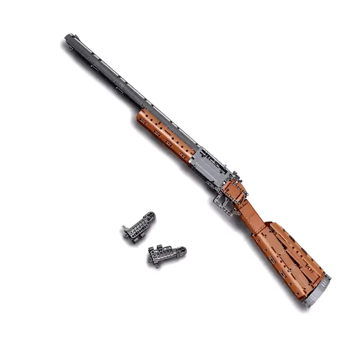Mouldking 14016S Double-Barrel Shotgun Brick Assembly 1