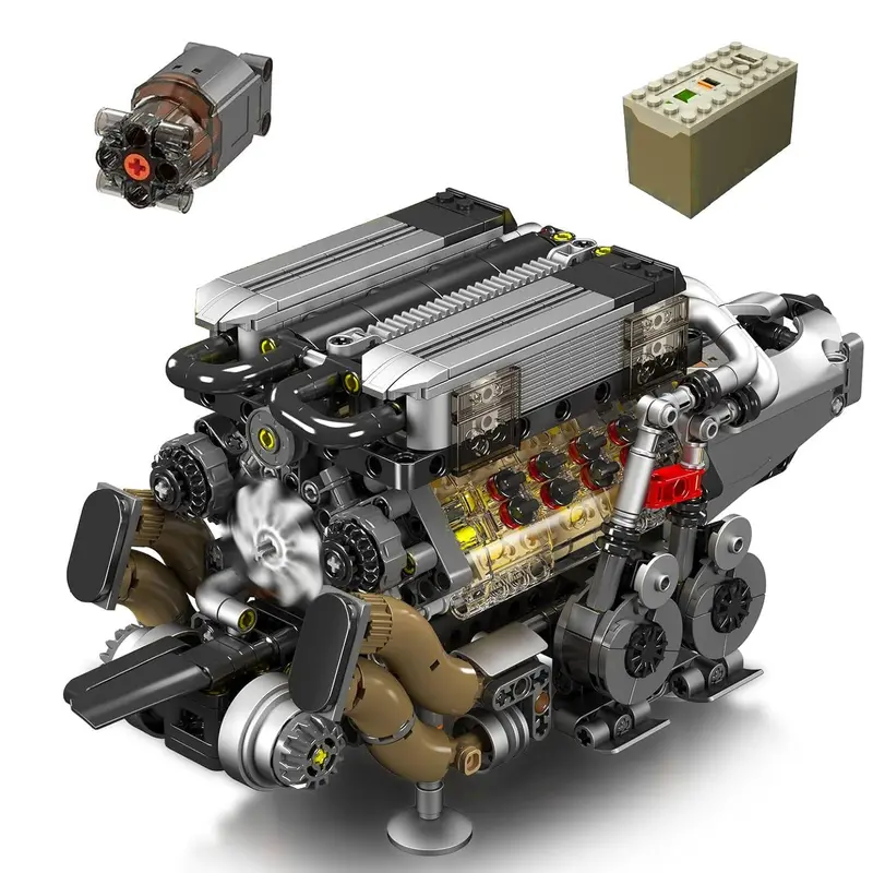 Mouldking W16 Engine Brick Set – 952-Piece 16-Cylinder Automotive Engineering Model 1