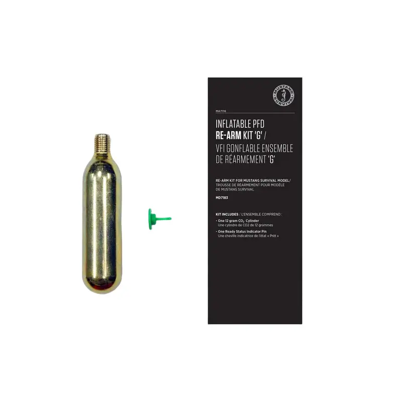 Mustang Re-Arm Kit G12G (Ma7116) – Replacement Cartridge For Inflatable Pfds 1