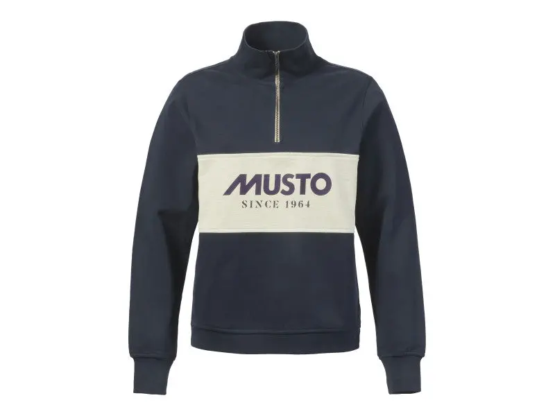 Musto Women’S Classic Half-Zip Cotton Sweatshirt 1