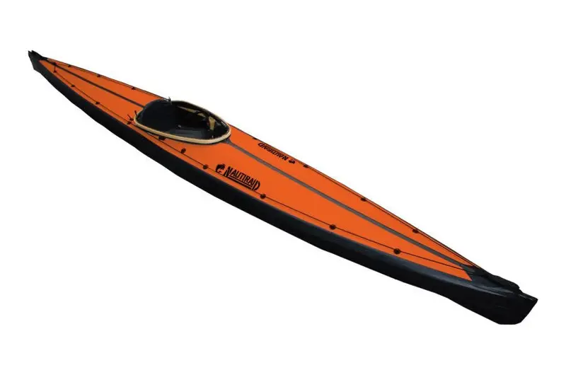 Nautiraid Karan 520 Inflatable Solo Kayak – Pvc & Wood Frame, Black 1