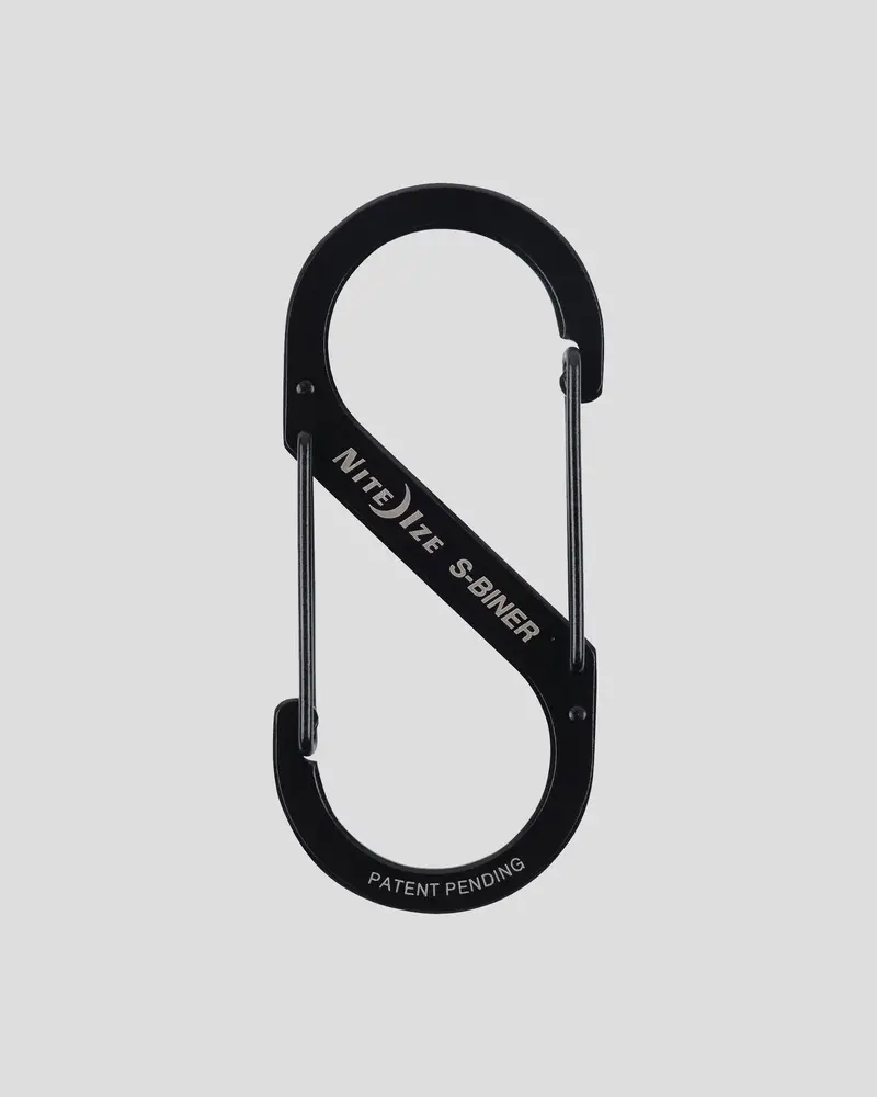 Nite Ize S-Biner Dual Stainless Steel Carabiner #4 – Black 1