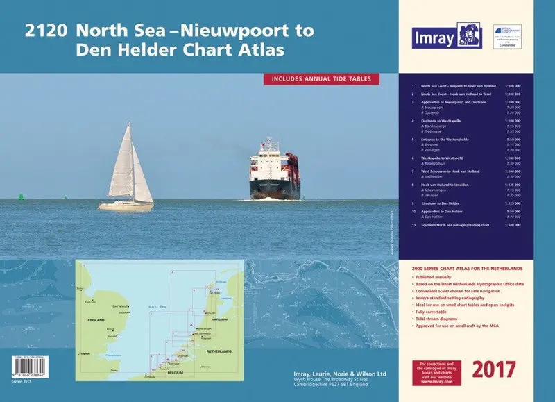 North Sea Navigational Atlas – Admiralty Chart 2120 (Nieuwpoort To Den Helder) 1