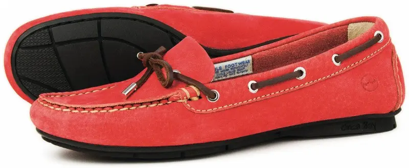 Orca Bay Ballena Women’S Fire Red Deck Shoe 1