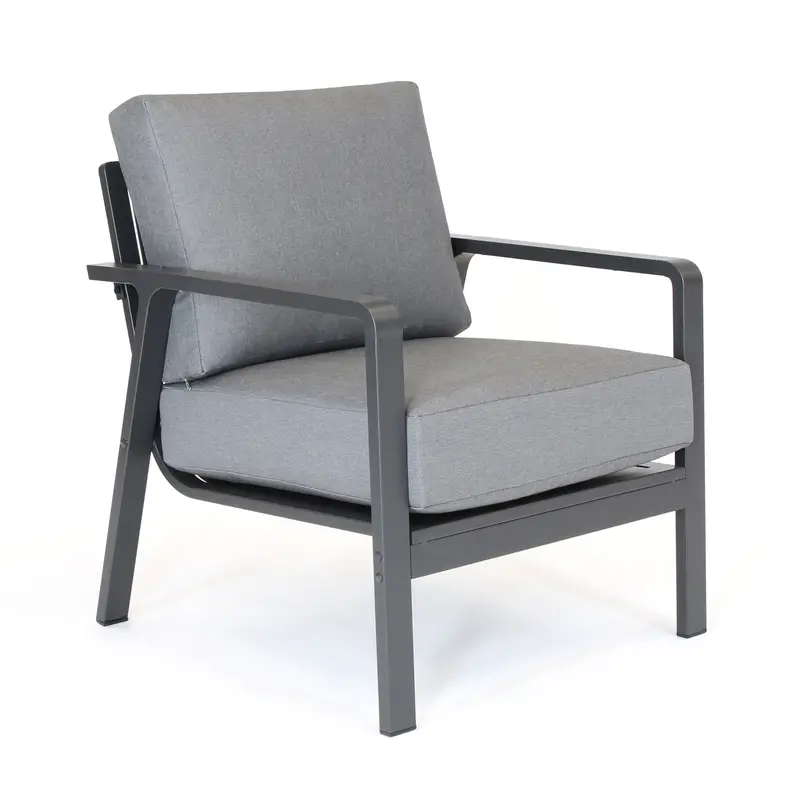 Paros Lightweight Aluminum Lounge Chair 1