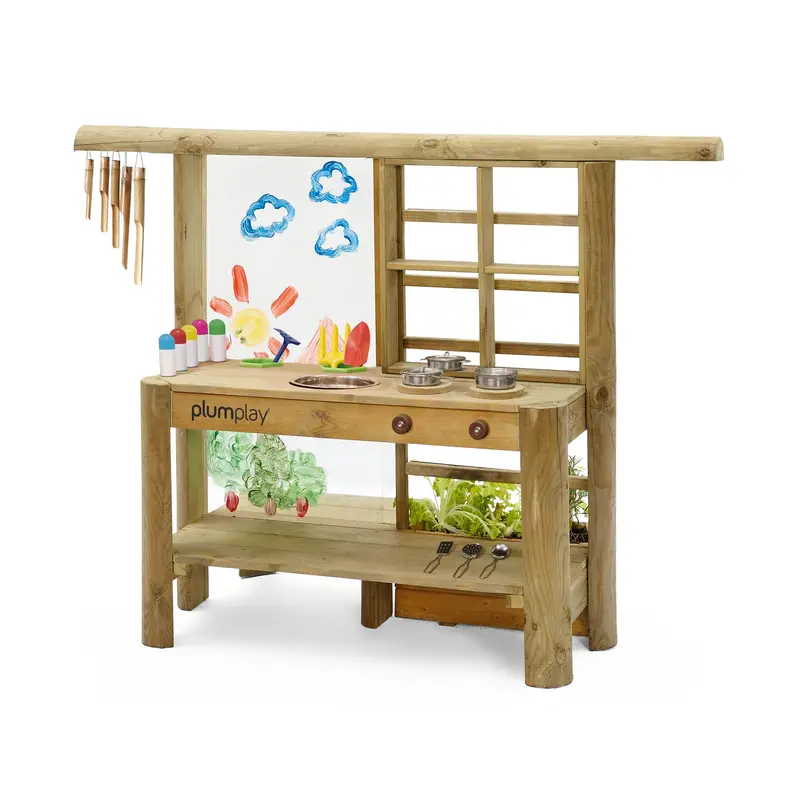 Plum Play Discovery Mud Kitchen For Sensory Outdoor Learning 1