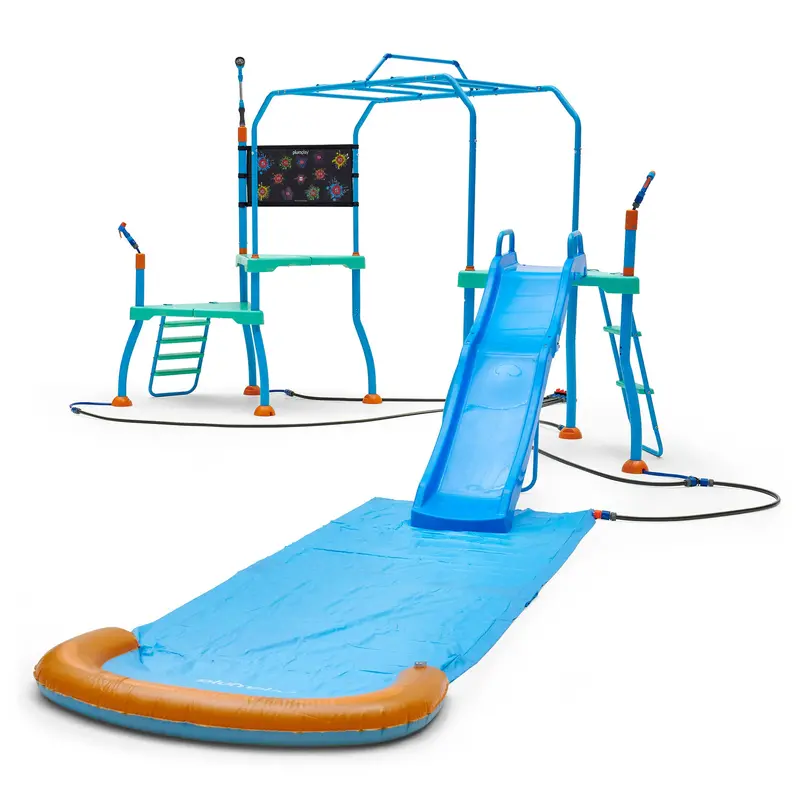 Plum Play Water Park Blaster Obstacle Course For Backyard Fun 1
