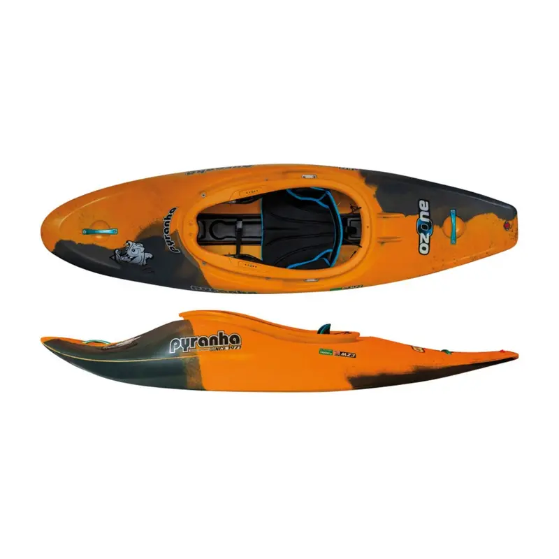 Pyranha Ozone Small Orange Soda Kayak Used 1