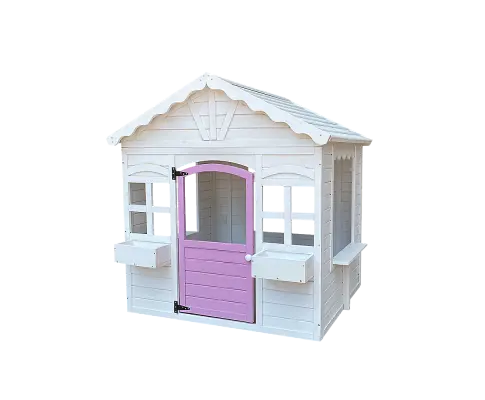 Randy & Travis Wooden Backyard Cubby House 1