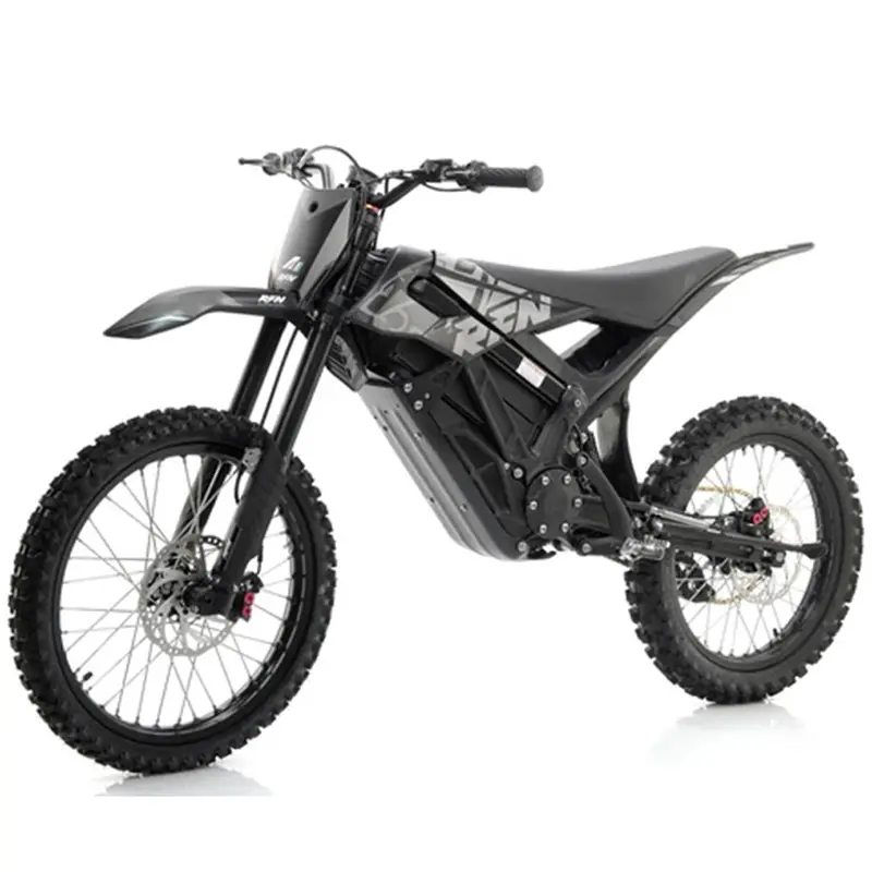 Rfn Rally Black High-Voltage Electric Dirt Bike – 74V Performance Off-Road Rider 1