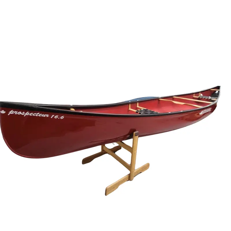 Rhéaume Prospector 16'6" Expedition Canoe With Gunwale Guard 1