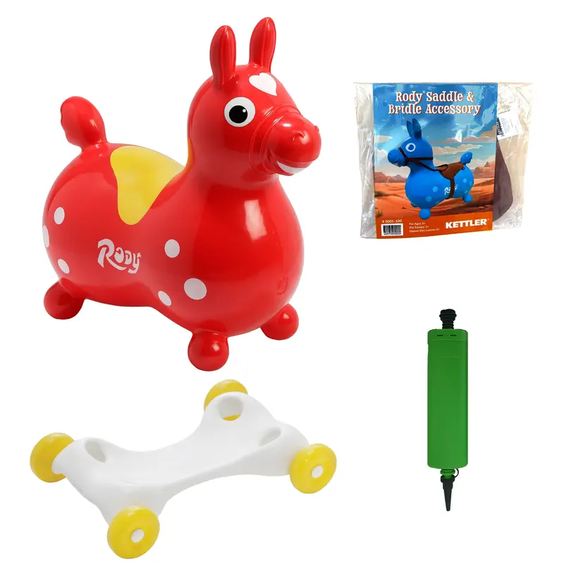 Rody Inflatable Rocking Horse – Speedy Base & Saddle Combo 1