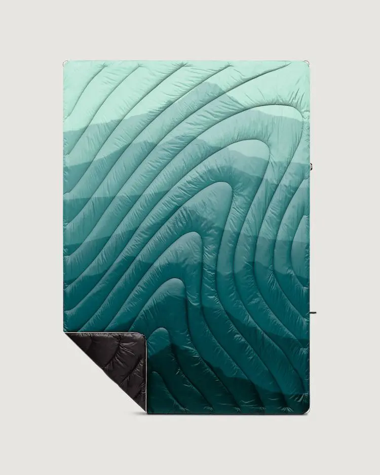 Rumpl Original Puffy Blanket In Cascade Fade Pattern 1