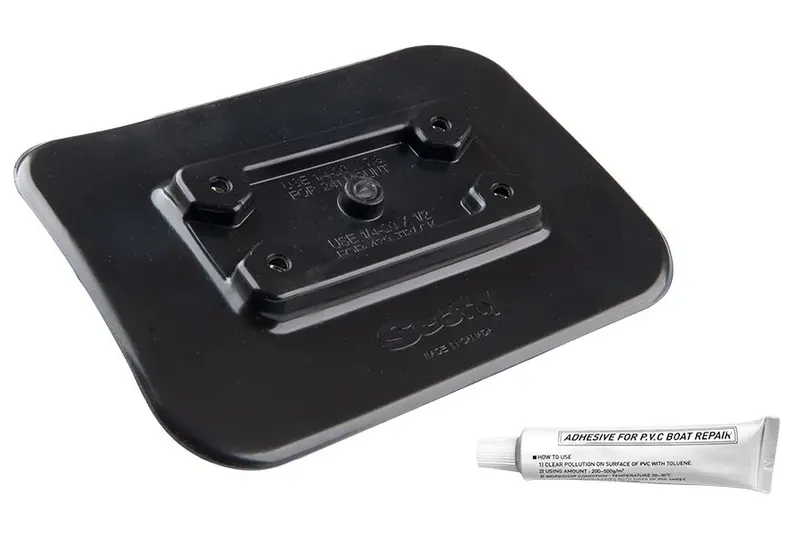 Scotty Glue-On Black Mounting Pad With Industrial Adhesive 1