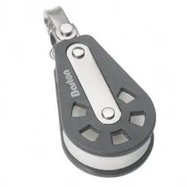 Size 1 Single-Sheave Plain Block With Reverse Shackle 1