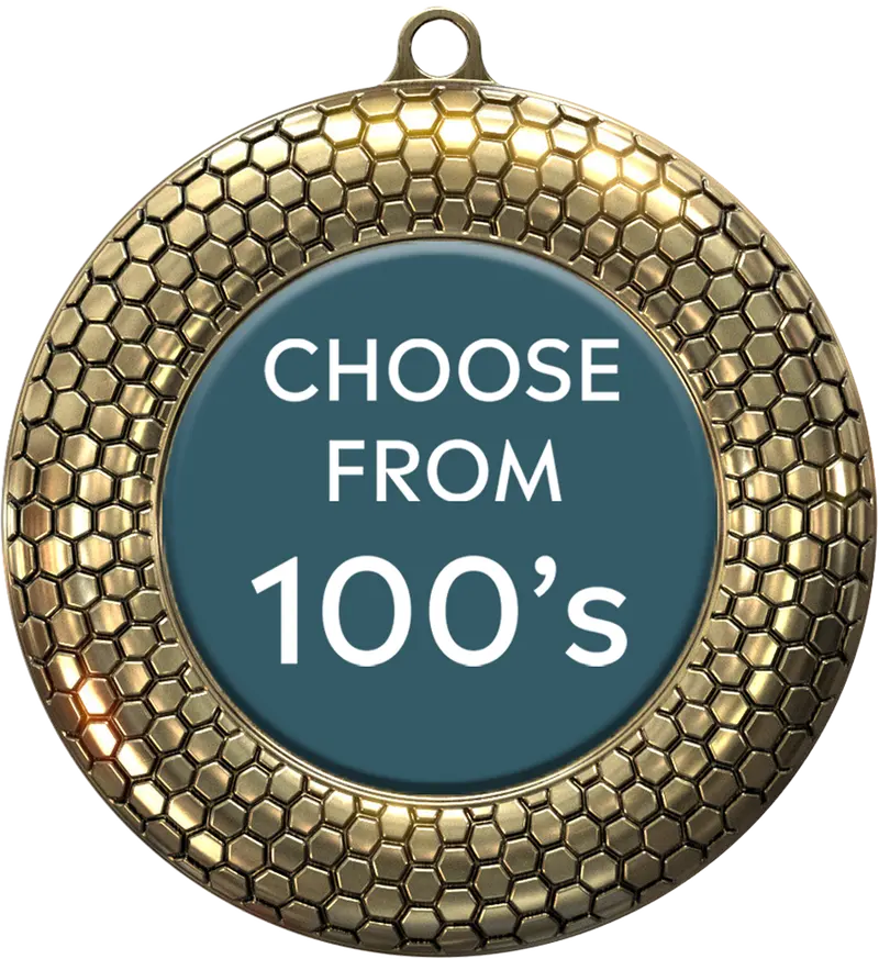 Snake-Embossed Insert Medal 1