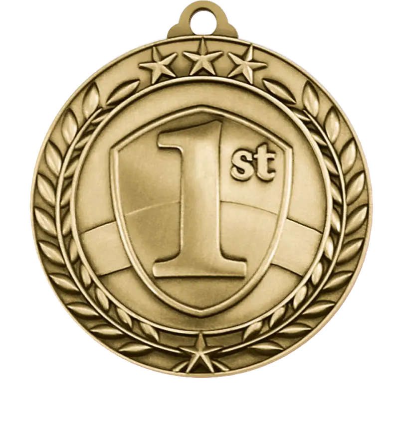 Star-Adorned Wreath First-Place Champion Medal 1