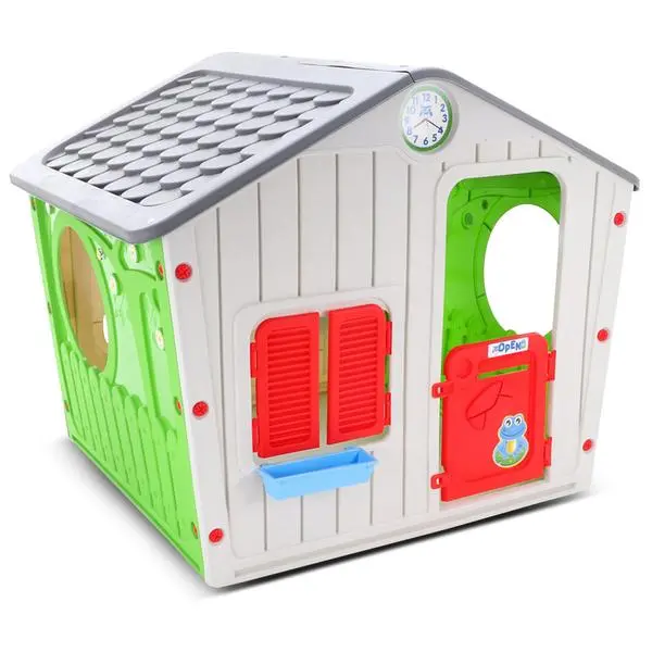 Starplast Starplay Galilee Village Playhouse – Green & Grey 1