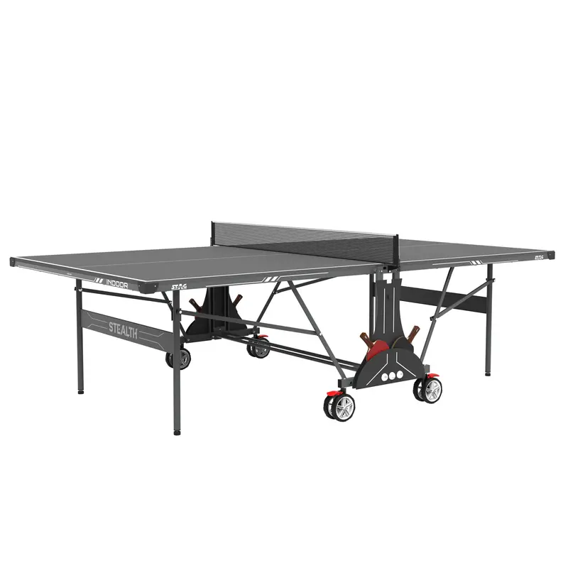 Stealth Indoor Table Tennis Table – Foldable 2-Player Home Recreation Set 1