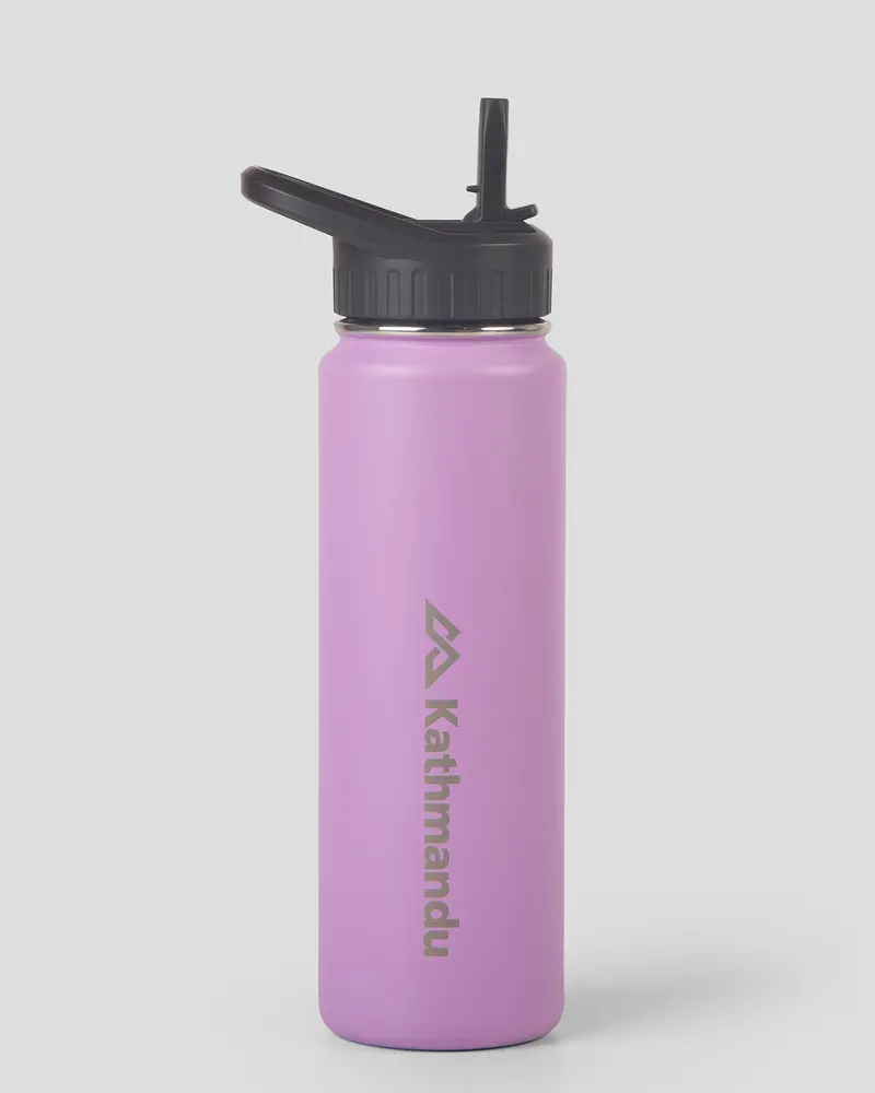 Straw-Lid Insulated 710Ml Bottle - Zen 1