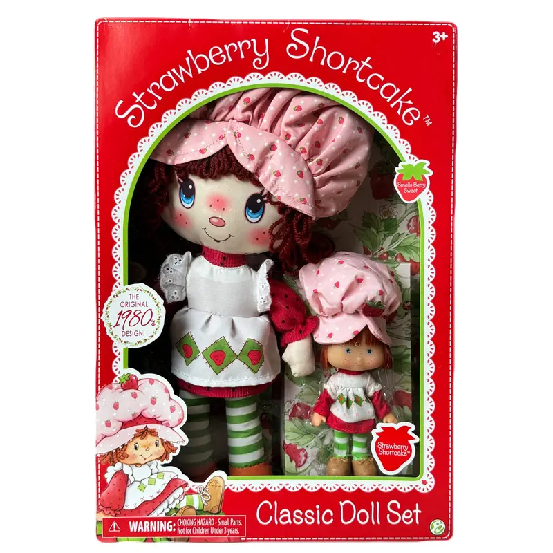 Strawberry Shortcake Reproduction Doll Set – 2017 Collector’S Edition: 14" Rag Doll + 6" Companion 1