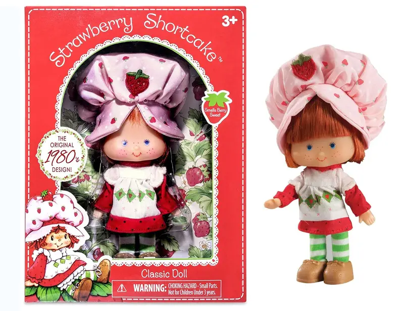 Strawberry Shortcake Scented Doll – Retro-Style 6" Figure, Limited Anniversary Edition 1