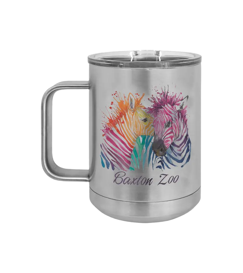 Sublimation-Ready 15 Oz Insulated Ceramic Mug 1