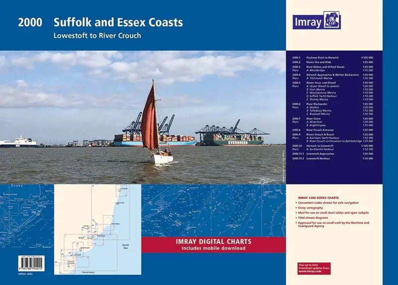 Suffolk And Essex Coastal Chart Pack – Admiralty Chart Series 2000 1