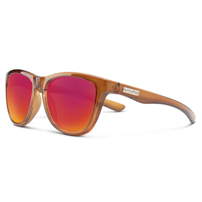 Suncloud Topsail Sunglasses – Crystal Ambler Lens With Red Mirror Coating 1