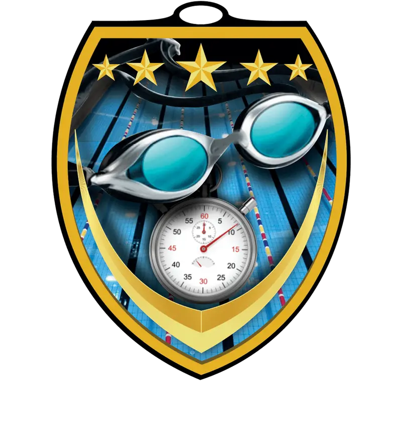 Swimming Shield Medal – Vibraprint Line 1