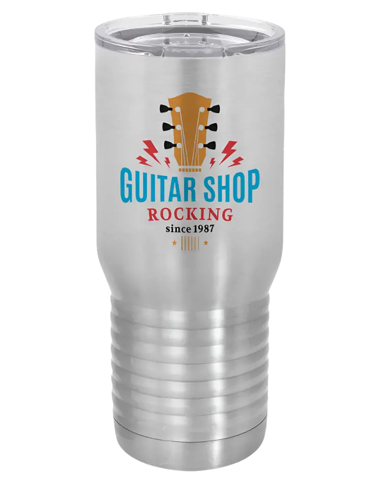 Tall 20 Oz Double-Wall Insulated Tumbler With Sublimation Surface 1