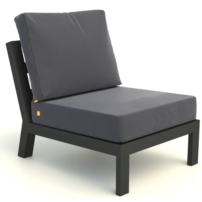 Timber Armless Lounge Chair – Streamlined Outdoor Seating 1
