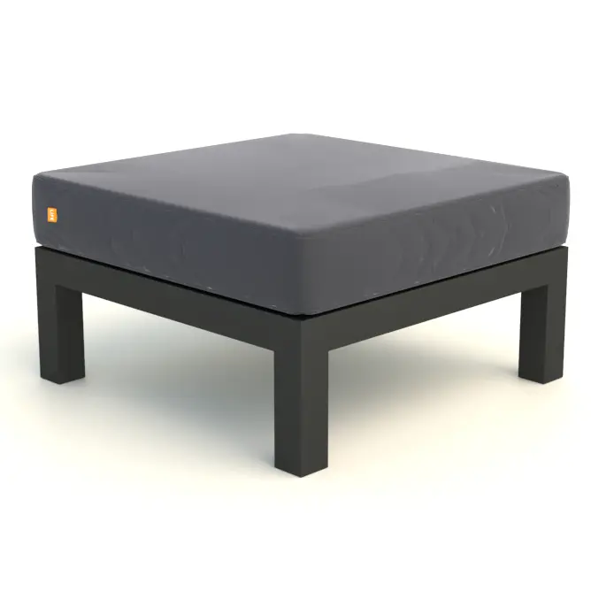 Timber Lounge Ottoman – Rustic Wood-Inspired Footrest 1