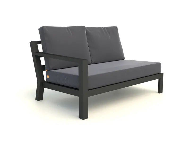 Timber Open-Back Loveseat – Two-Seater Sofa 2