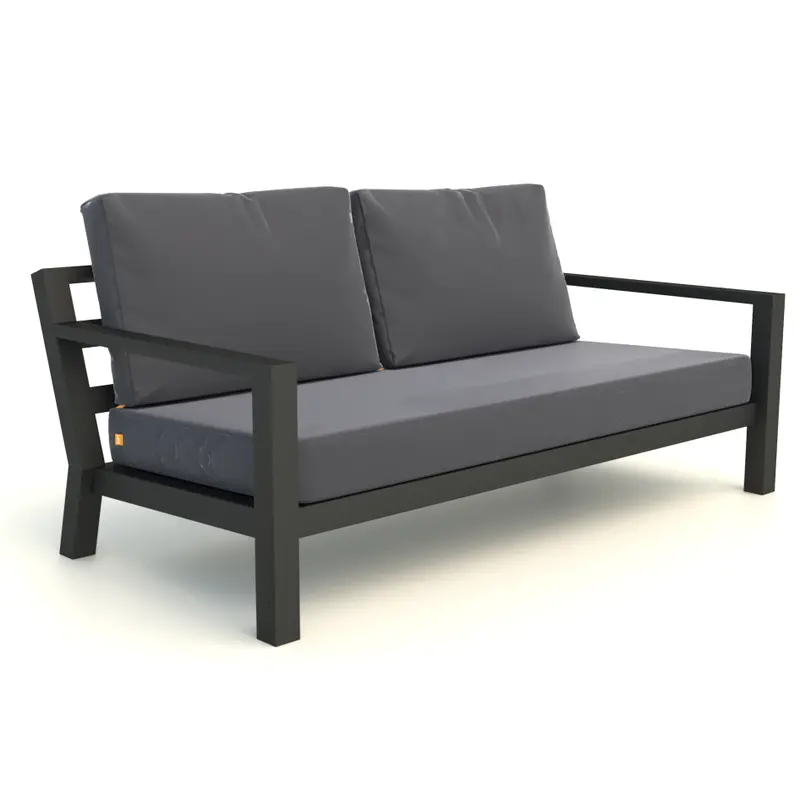 Timber Upholstered Loveseat – Compact Two-Person Sofa 1