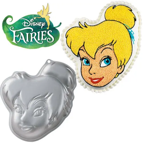 Tinker Bell Baking Pan – Disney Fairies 13" Cake Mold With Included Instructions 1