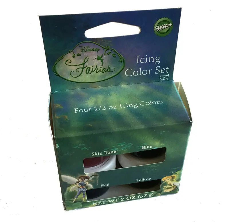 Tinker Bell Icing Color Kit – Four 0.5-Ounce Food Coloring Bottles 1