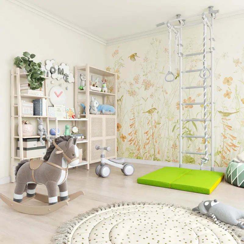 Tinnitots No-Drill Sensory Swedish Climbing Frame 1