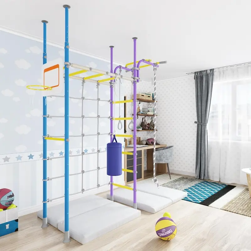Tinnitots No-Drill Swedish Home Play Gym Set 1