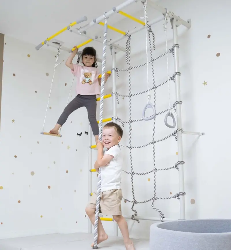 Tinnitots Swedish Giant Wallbars S7 – Heavy-Duty Climbing System 1