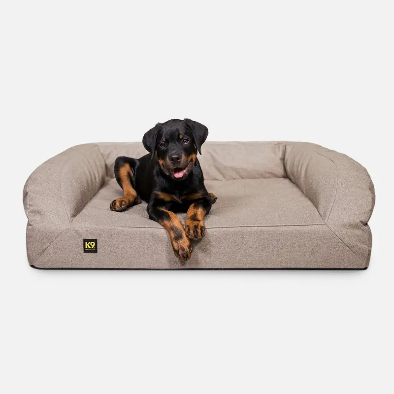 Tough Ripstop Rectangle Bolster Orthopedic Dog Bed – Enhanced Edge Support & Cushioning 10
