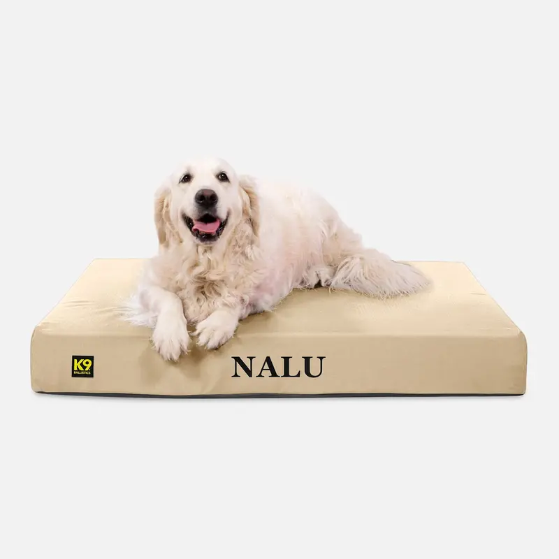 Tough Ripstop Rectangle Orthopedic Dog Bed – Supportive Foam Core For Joint Relief 16