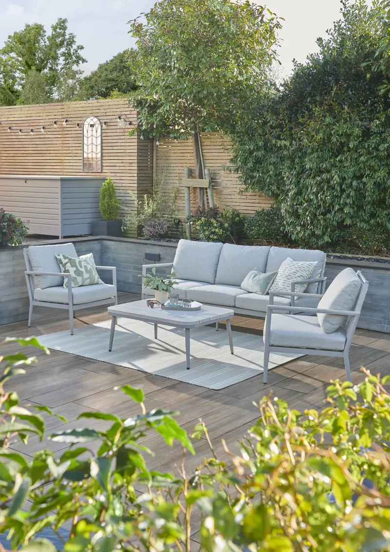 Trento 5-Seat Modular Lounge Set – Contemporary Outdoor Arrangement 1