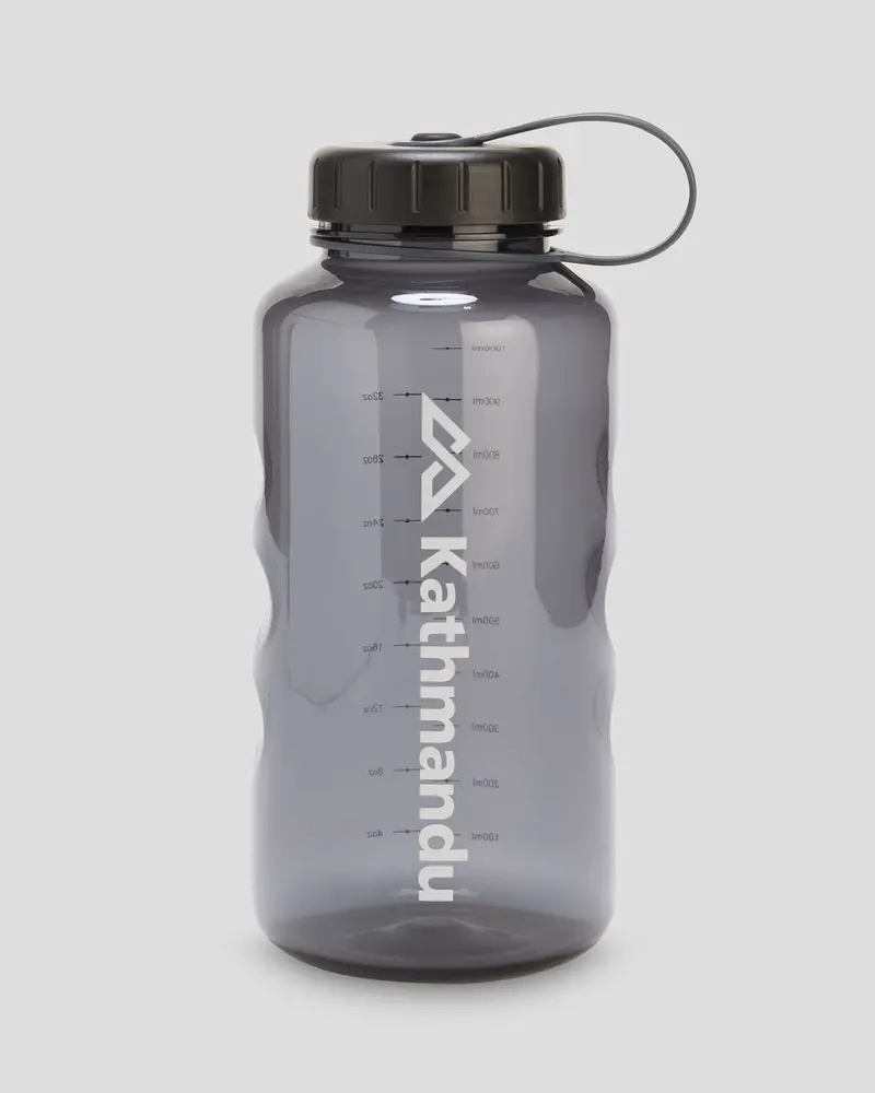 Tritan Wide-Mouth Water Bottle (1L) – Light Quartz Grey 1