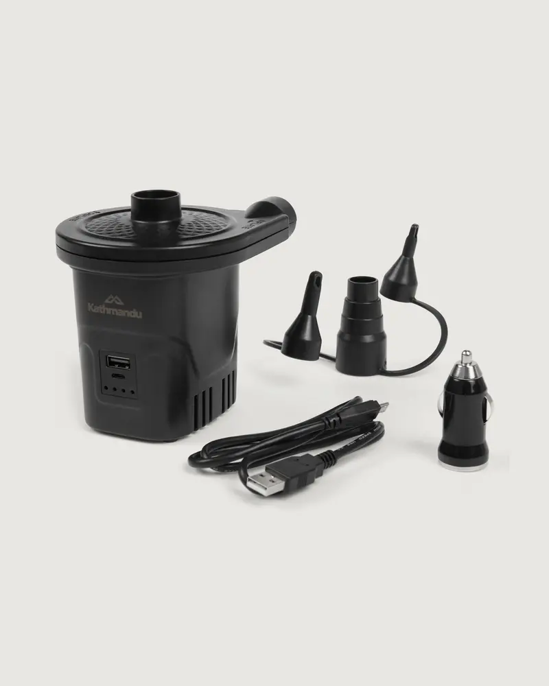 Usb-Rechargeable Electric Inflation Pump – Sleek Black 1