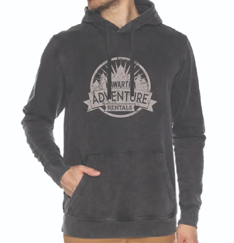 Vintage-Style Black K.A.R Hoodie 1