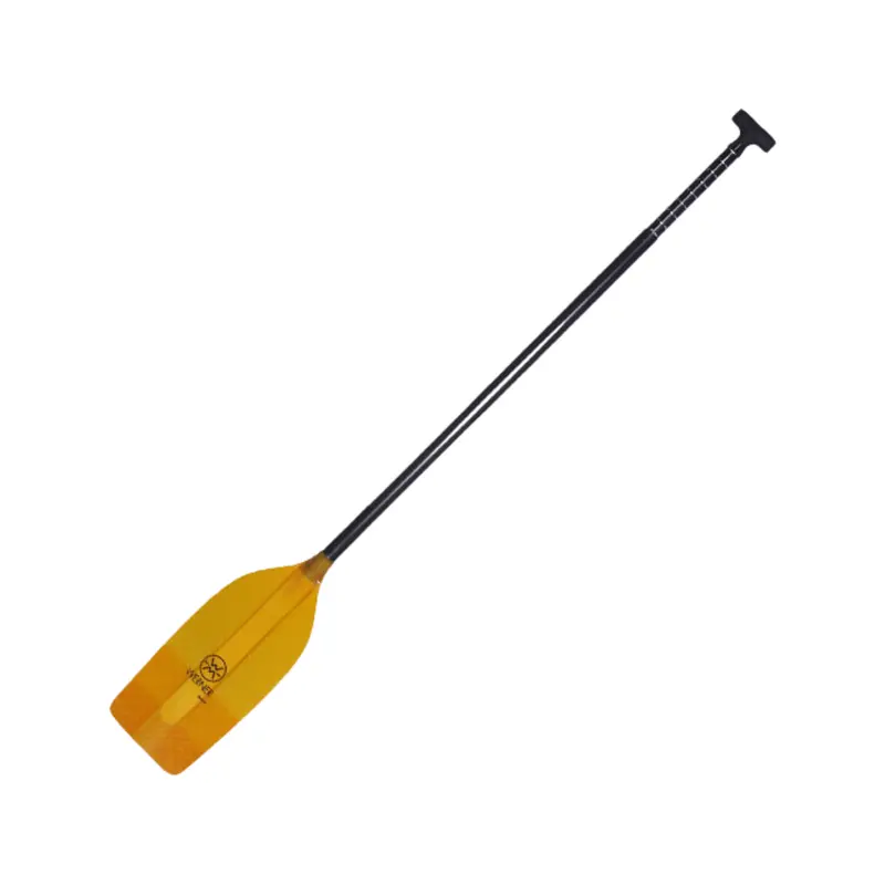 Werner Bandit Paddle – Two-Piece Leverlock Adjustable (54–62 In), Amber 1