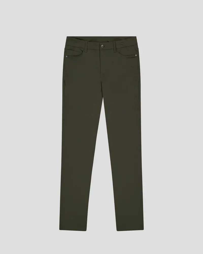 Women'S Flight Stretch Travel Pants In Dark Moss 1